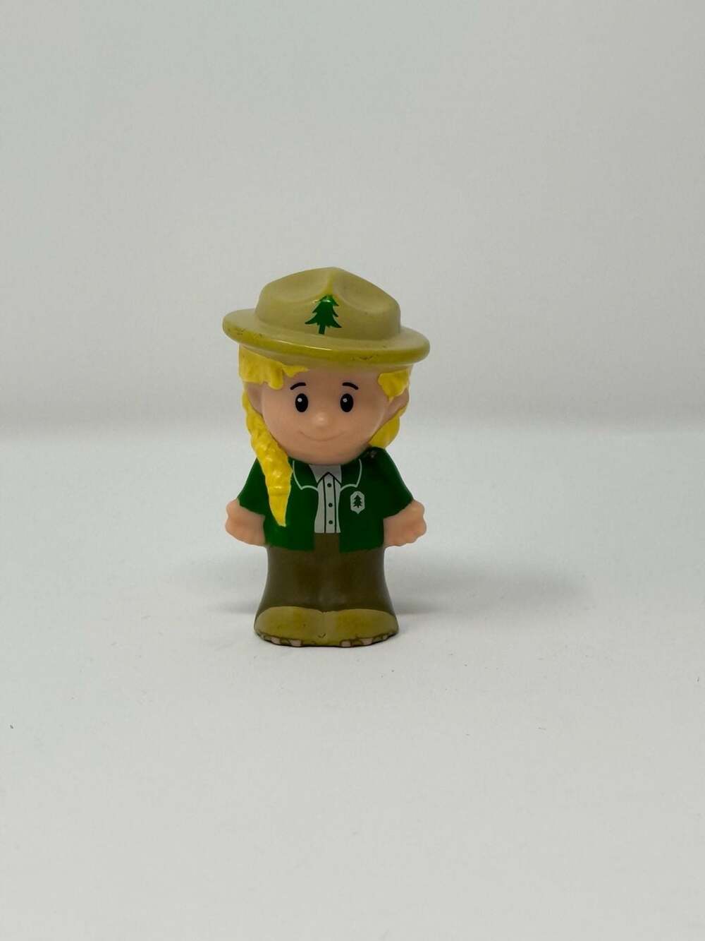 Rare Fisher Price Little People Park Forest Ranger Female Blonde Hair bft77 2018